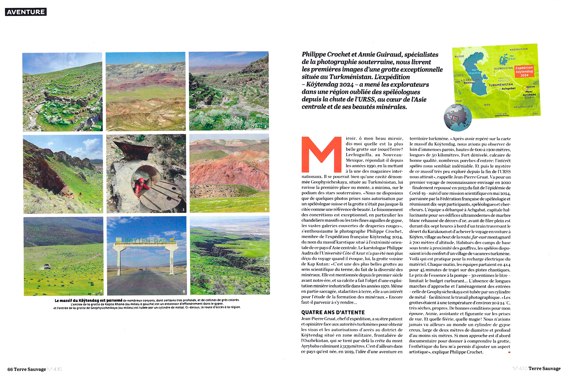 Terre Sauvage n°430 (novembre 2024) - Pages 66-67